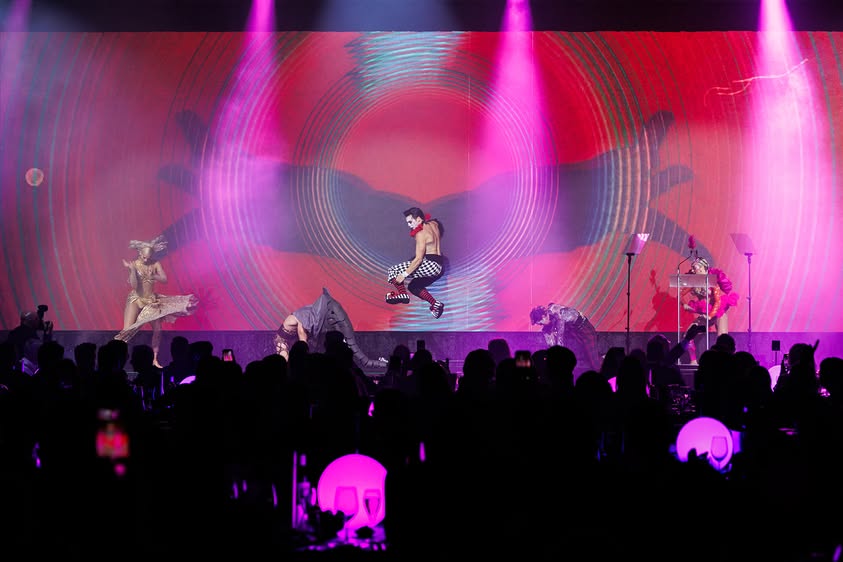BADC Awards — acrobatic performer leaping on stage